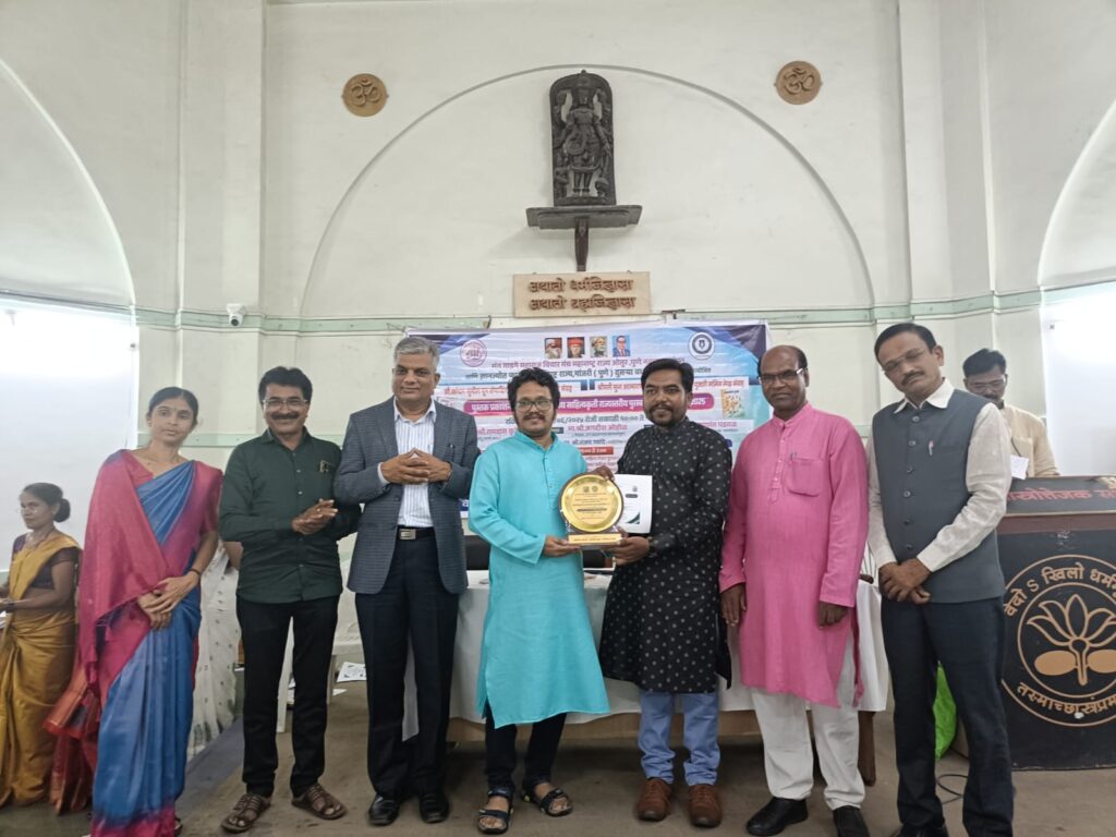 लेखक जयेश मेस्त्री ’संत गाडगे महाराज बाल साहित्य पुरस्कार २०२५’ने सन्मानित!